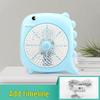 Compact Cartoon Electric Desk Fan for Student Dorms and Bedrooms