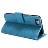 For iPhone 16e Stand Case Imprinted Totem PU Leather Wallet Phone Cover