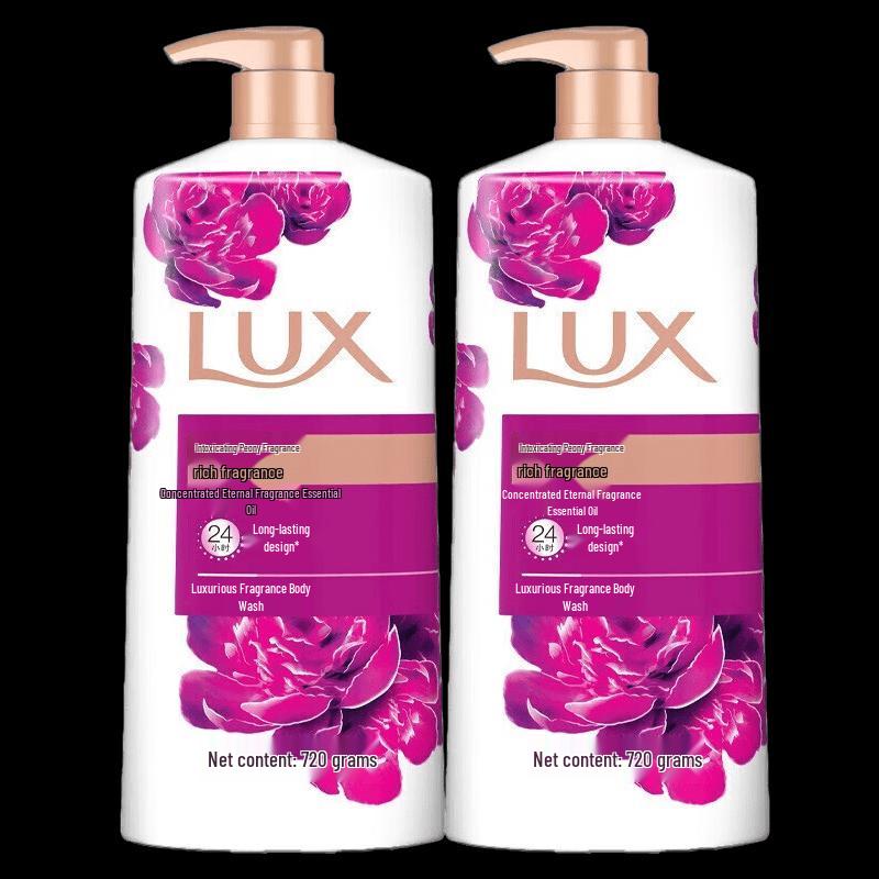 LUX Enchanting Peony Scent Luxury Body Wash 2 x 720g