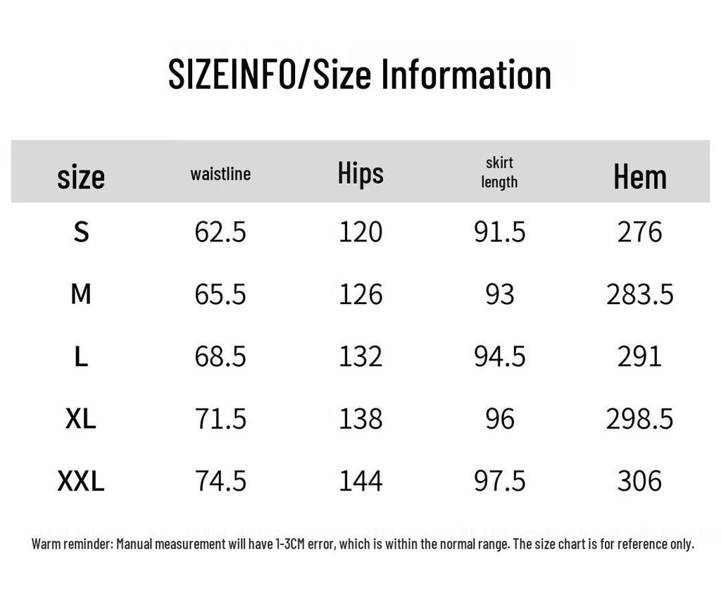 Women's High-Waist Polka Dot A-Line Long Skirt