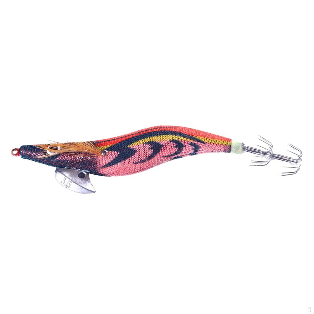 Luminous Squid Jig Hooks Lifelike Lures Fishing Baits