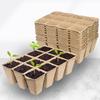 5Pcs 10 Cell Seed Starter Tray Biodegradable Pulp Seedling Cup Garden Nursery Pots Plant Seedling Germination Cultivation Tool