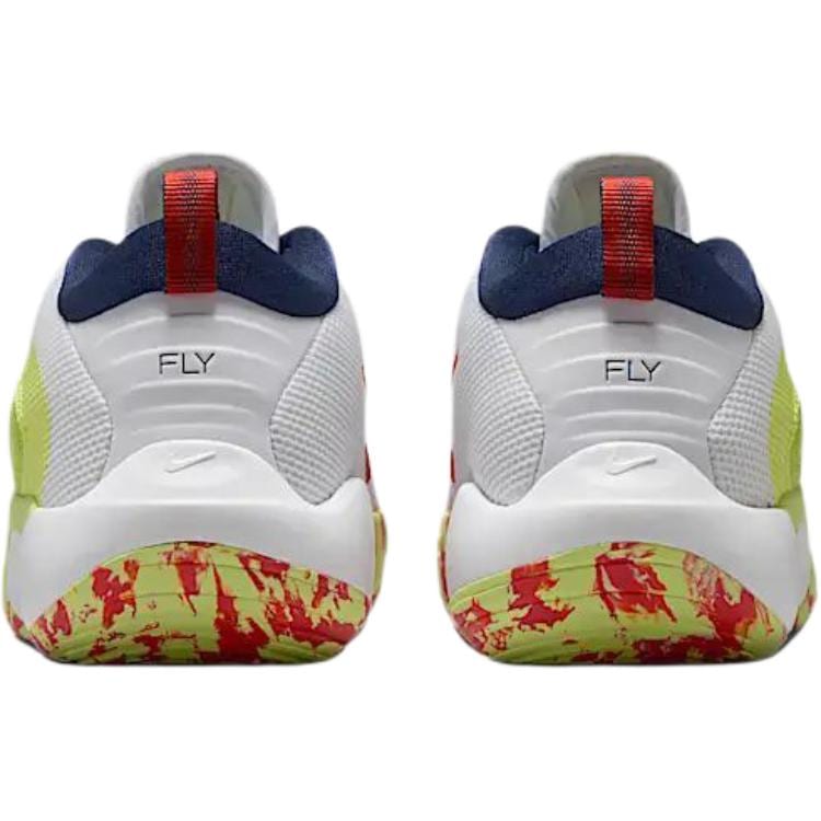 Nike נעלי כדורסל לילדים ISOFLY רכות ונוחות נמוכות לבן ירוק ילדים HJ3866-100
