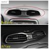 For Jeep Renegade 2015 - Accessories Head Light / Window Lift / Handle Bowl / Central Middle Air AC Vent Cover Trim Interior