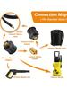 High-Pressure Washer Foam Cannon Set M22 & 1/4" Quick Connectors - Multi-Function Nozzle & Car Wash Spray Gun