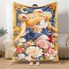 1Pc Moonlit Sailor Princess Blanket For Couch Bed Plush Cozy Fuzzy Blanket Super Soft Warm Blankets For Fall And Winter 0918242
