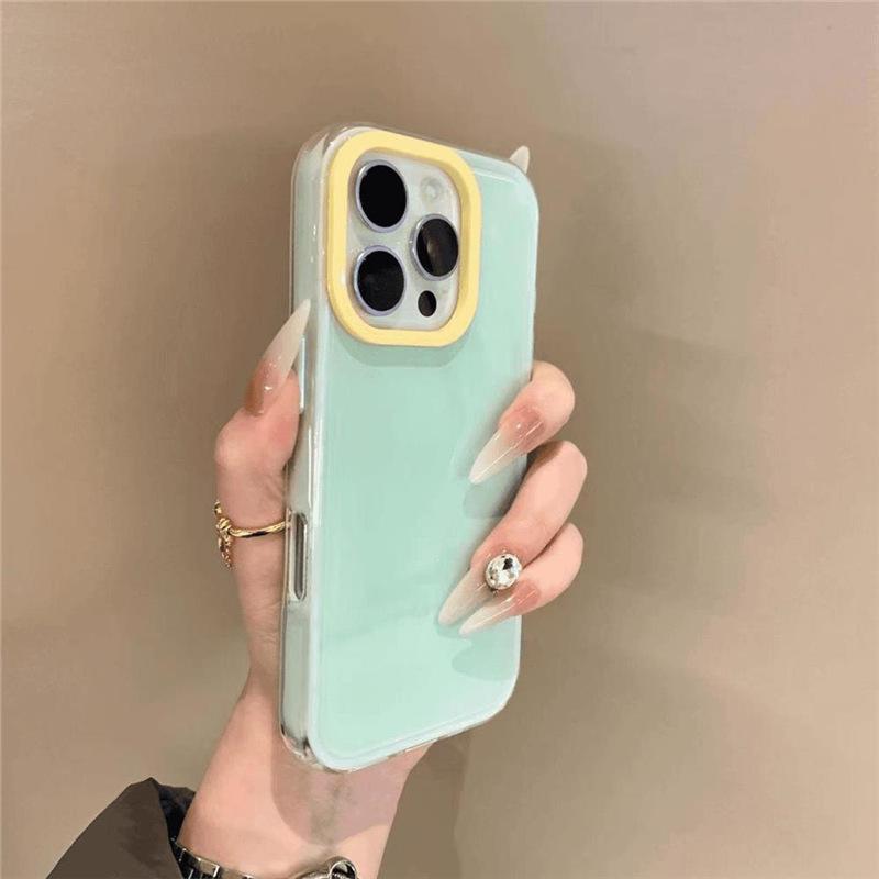 Dopamine Jelly Jednobarevné Vhodné pro pouzdro na mobilní telefon Apple 16promax IPhone 15pro Ochrana proti pádu 14 Páry