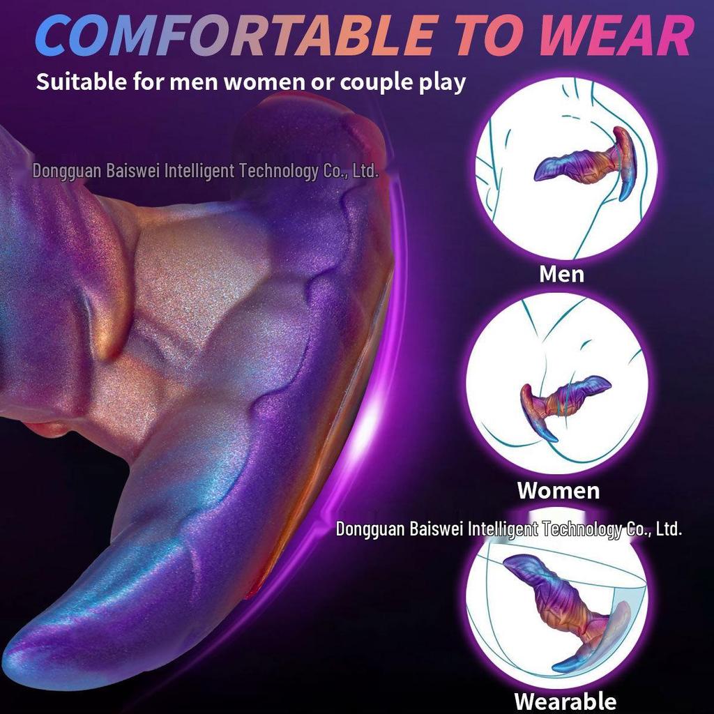 Alien Bird Silicone Anus Plug & Wearable Penis Toy for Beginners