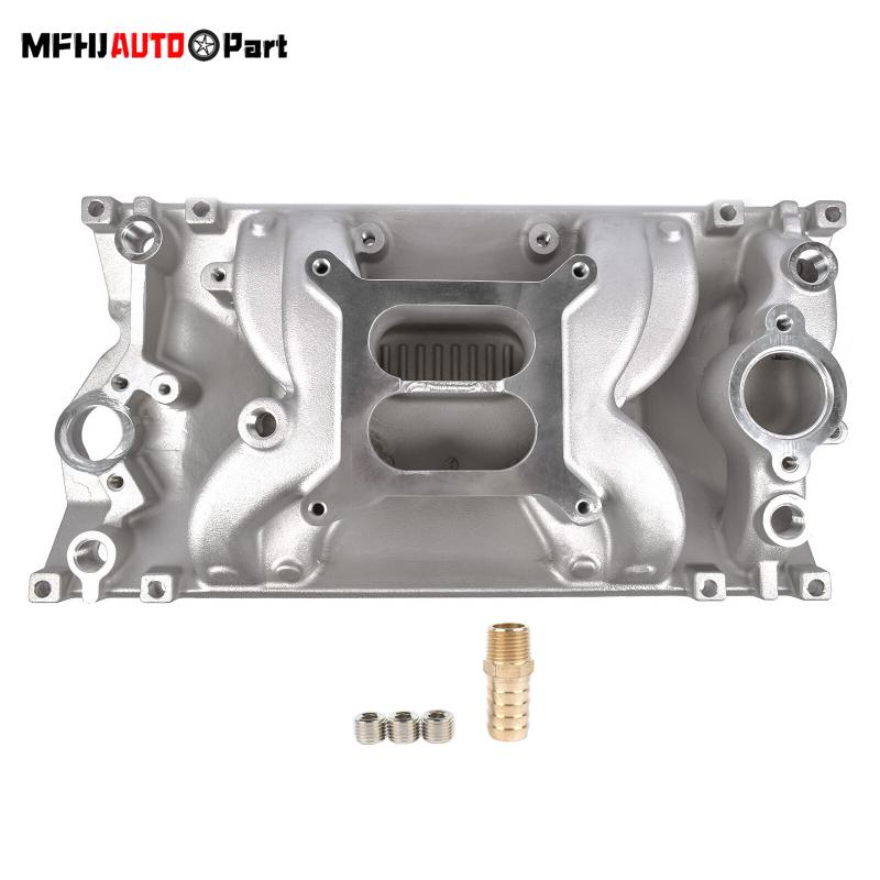 Dual Plane Vortec Air Gap Intake Manifold For Small Block Chevy SBC 350 1996-up 2028, 22028, PC22028, 52028