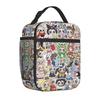 Fully Printed Picnic Bag Student Lunch Bag Cartoon Animation Thermal Insulation Bag Convenient Wear-Resistant Lunch Box Bag