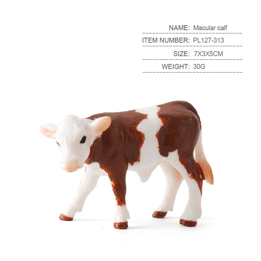 Simulation Milk Cow Action Figures Realistic Cute Farm Animals Model Ornaments For Children Collection