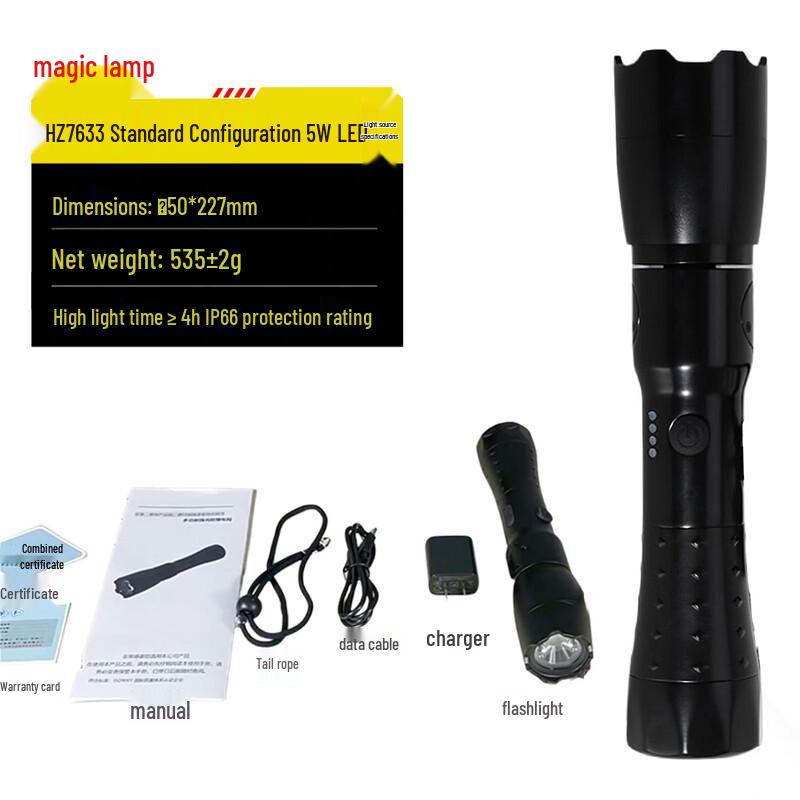 HZ7633 Rechargeable LED Corner Flashlight