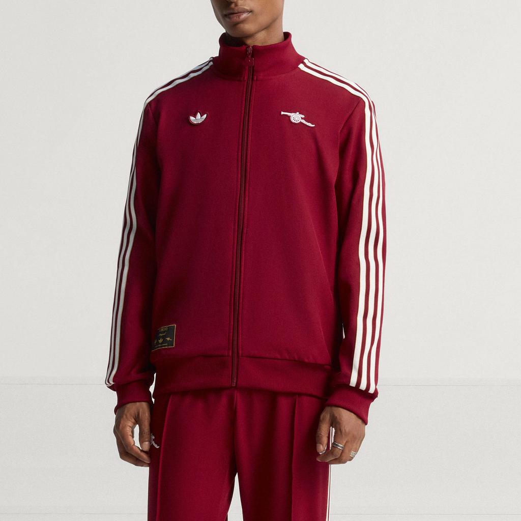 Adidas Originals Arsenal Terrace Icons Casual Culture Stand Collar Slim Jacket Men Jacket JM9390