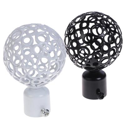 2 Adet 22Mm 28Mm Çap Perde Perde Çubukları Demir Uç Başlıkları Finaller Aksesuarlar