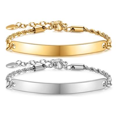 Schlichtes, trendiges 5 mm gebogenes zylindrisches Armband für Damen