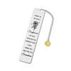 Bookmark Gift Suitable for Best Friend Colleague Best Friend Teenager Christmas Gift Stainless Steel Keychain for Backpack Bag Pendant