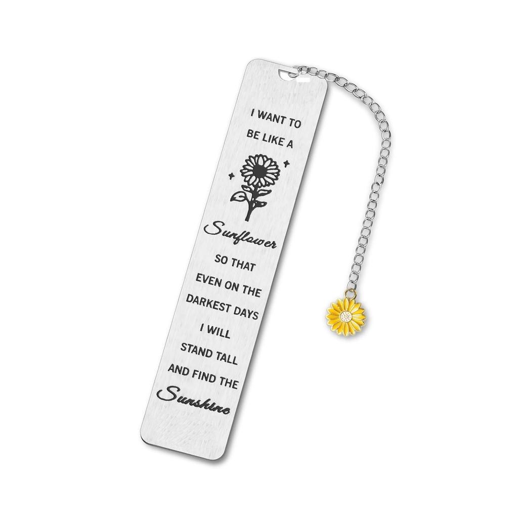 Bookmark Gift Suitable for Best Friend Colleague Best Friend Teenager Christmas Gift Stainless Steel Keychain for Backpack Bag Pendant