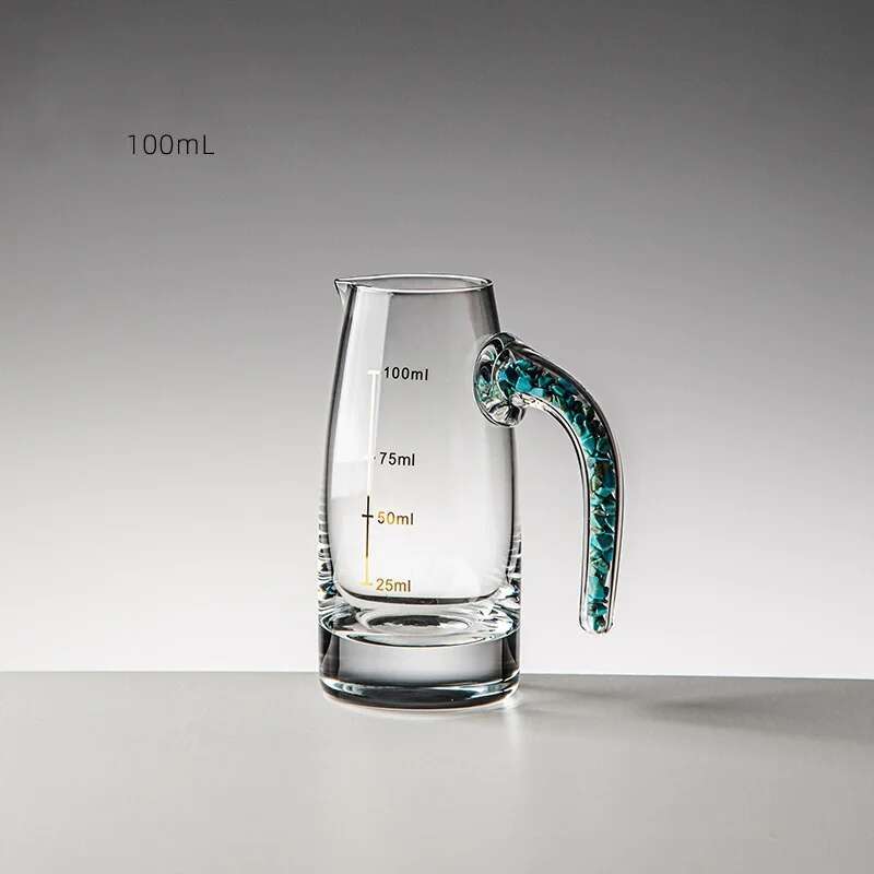 

Diamond Cut Crystal S Glass Fill Gold Foil Calaite Liquor Vodka Mini Wine Cup Golden Mountain Sake Spirit Dispenser Decanter 10-300ml