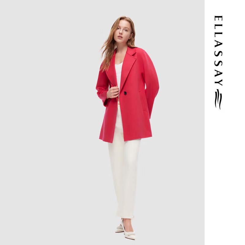 ELLASSAY Women's Commuter Wool Blend Coat EWE344D00900