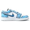 Jordan Air Jordan 1 Abrasion Resistant Low top Vintage Basketball Shoes Unisex Sky Blue FQ7687-300(team1053-)