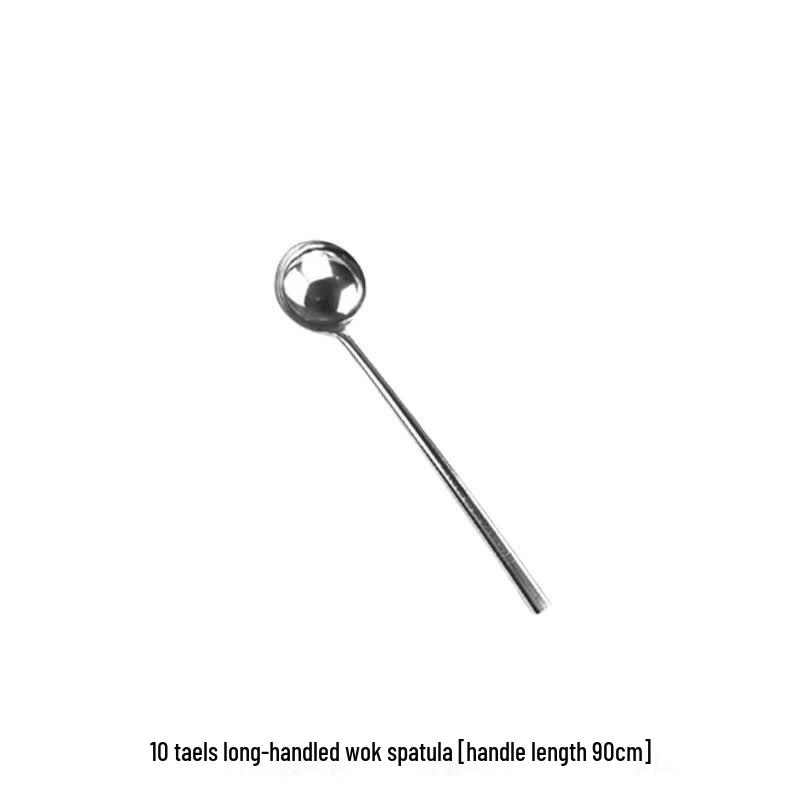 KUNPAI Long Handle Stainless Steel Stir-Fry Ladle