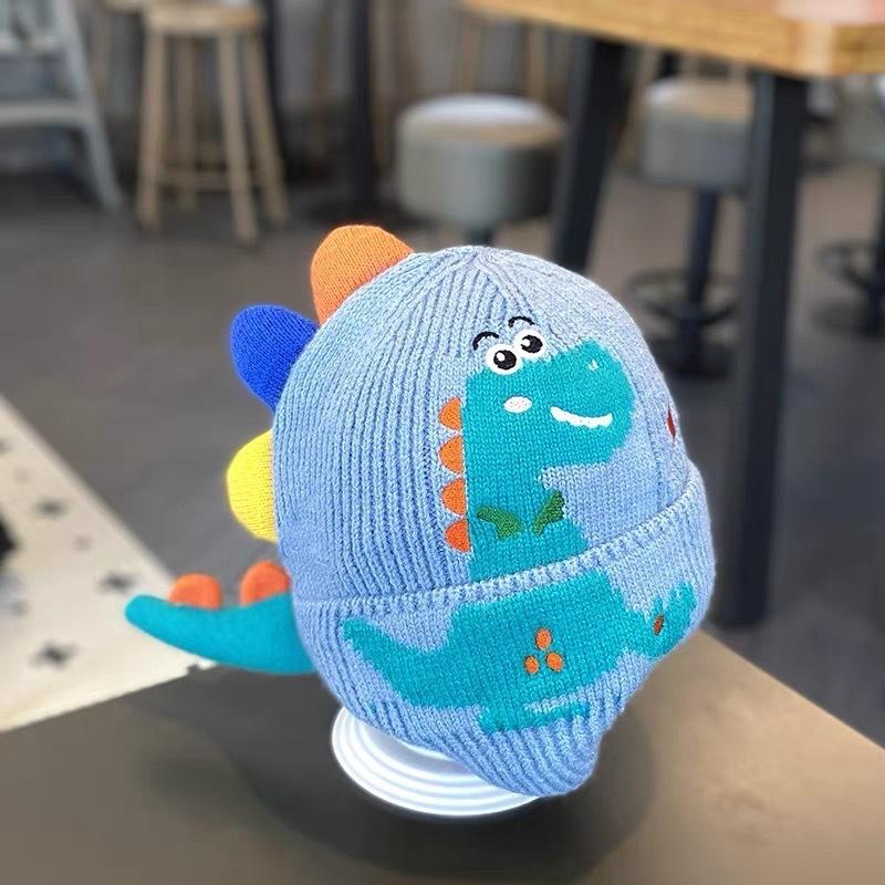 Baby hat autumn, winter, autumn and winter bear trendy cool knitting cute ear protection wool hat children's pullover children's warmth