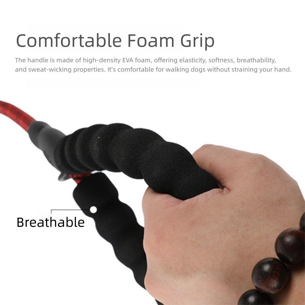 Comfortable Grip Pet Leash 12mm*180cm Dog Walking Leash Sturdy Dog Traction Rope Training Session