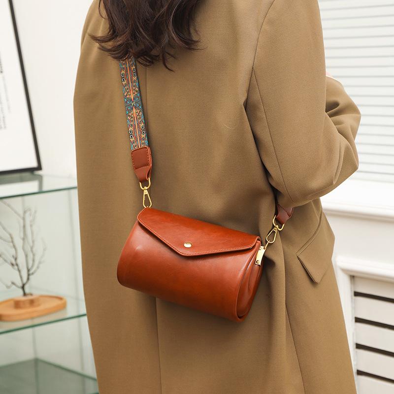 New  Fashion Multi-Function Large-Capacity Shoulder Bag Messenger Bag  Solid Color Luxury Bags Women
