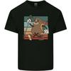 A Funny Hiking Sloth With Walking Gear Mens Light Cotton T-Shirt