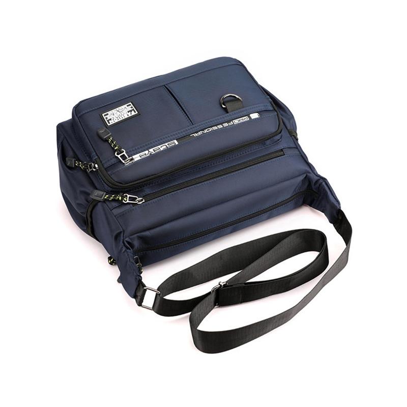 Men'S Messenger Bag Crossbody Shoulder Bags Men Small Sling Pack For Work Business Waterproof Oxford Packs Satchel Purse