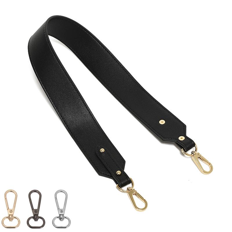 High Quality Leather Shoulder Bag Strap Gold/Black/Silver Buckle Replacement Bag Strap For Crossbody Handbags Handles Bag Belt