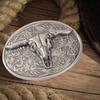 Metalllegierungs-Gürtelschnallen für Männer, handgefertigtes Gürtelzubehör, DIY, Western-Cowboy-Rock-Stil