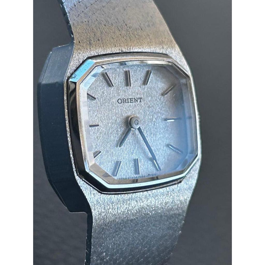 Used ORIENT Women's MecHannical Hand-winding Watch, Silver Color, Working Condition