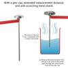 Stainless Steel Probe Digital Temperature Gauge High Accuracy ±2℃ For Cold Chain Monitoring Food and Medicine Storage