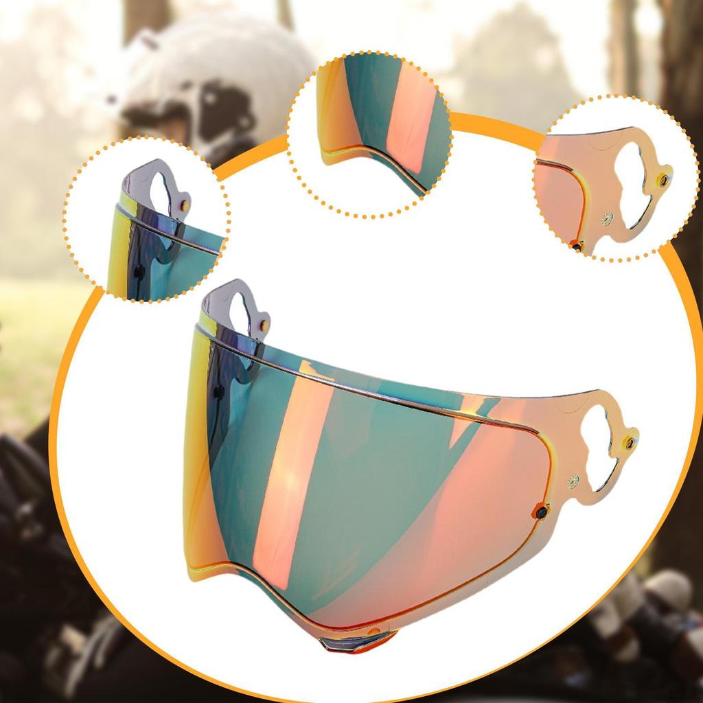 Helmet Visor, Portable Windshield, Motorcycle Windshield Replacement for Travel Cycling Supplies