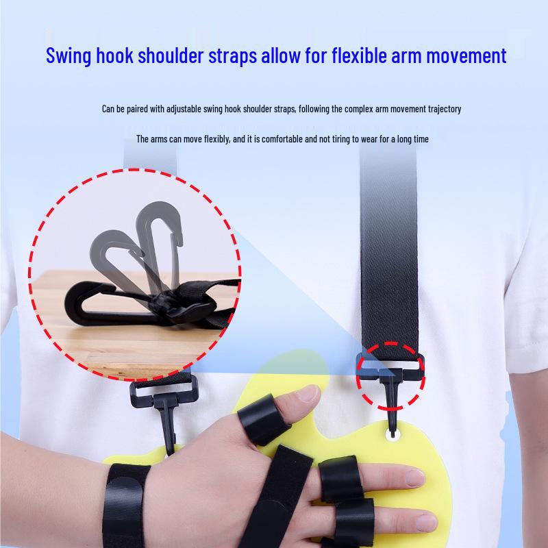 Five-Finger Separator Shoulder Strap Hand Rehabilitation Trainer
