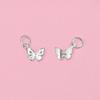 S999 Sterling Silver Retro Butterfly Pendant Charm for DIY Bracelets & Necklaces