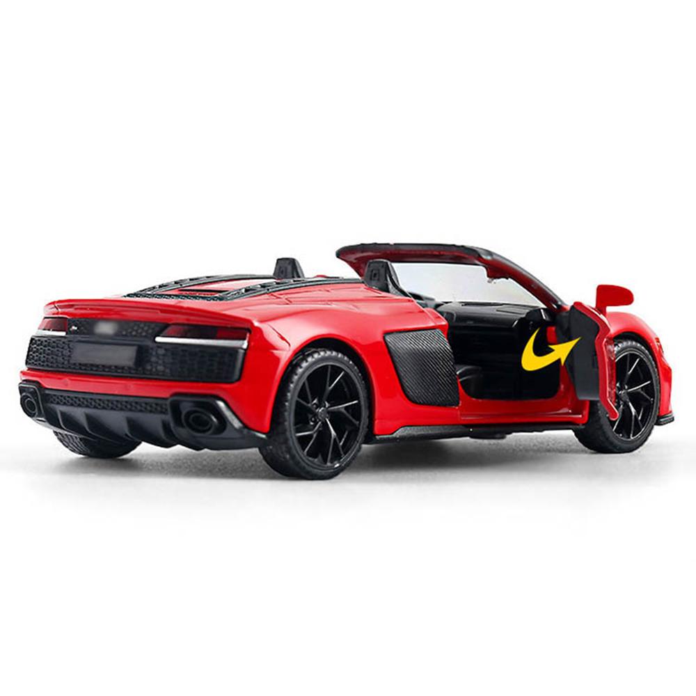 1/32 Scale R8 Spyder 2020 Model Car Diecast Toy Vehicle Collection Gift