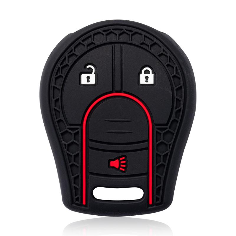 

3 Buttons Remote Silicone Key Case Cover For Nissan March Tiida Altima Armada Cube Juke Maxima Pathfinder Rogue Sentra Versa