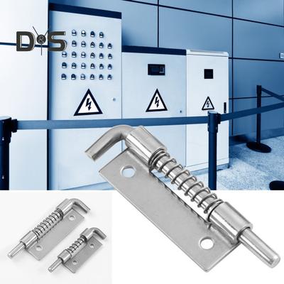 Spring Loaded Door Lock Bolts Rustproof Corrosion Resistant Easy Installation Lock Sliding Bolts Anti-theft Door Latch Pin