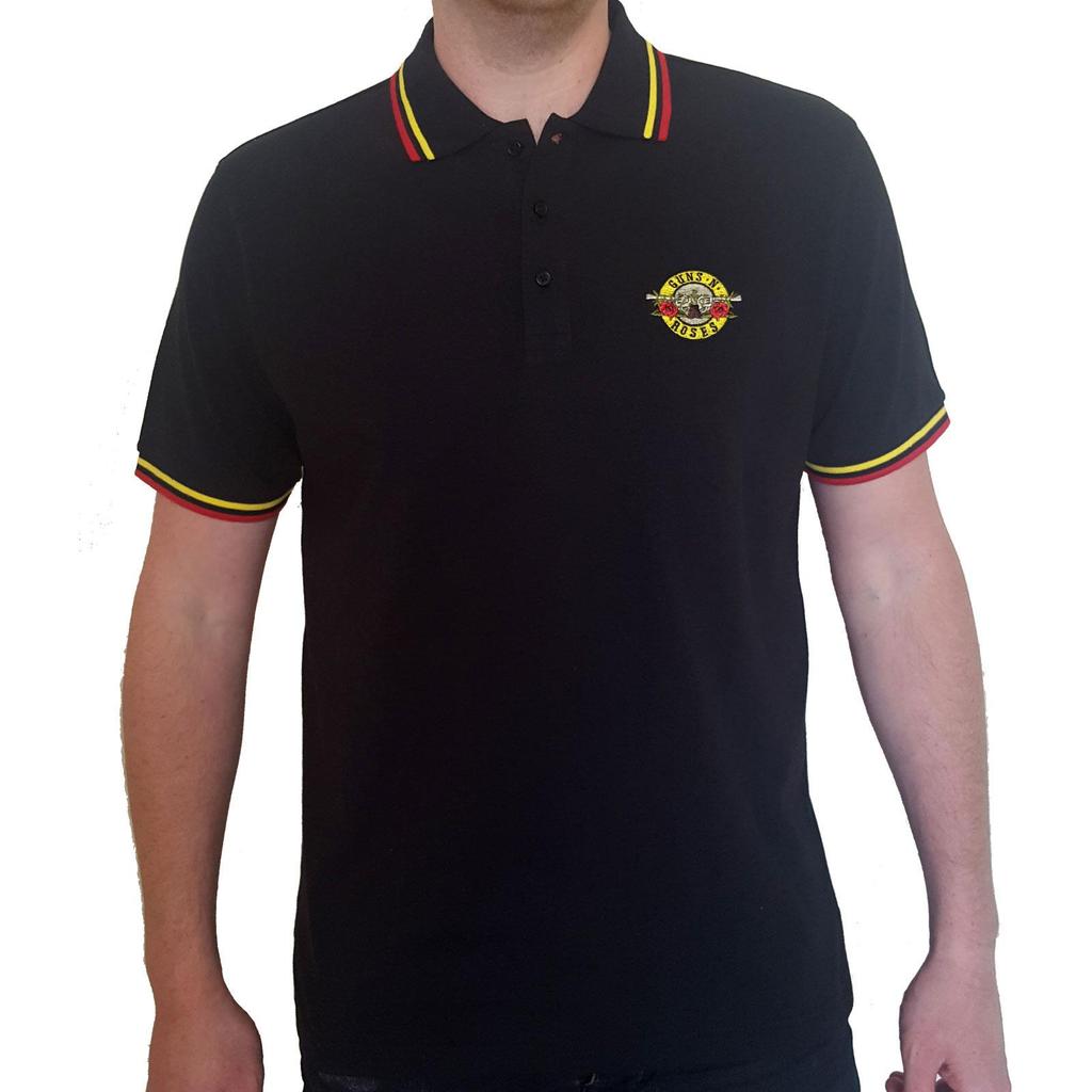 Guns N Roses Unisex Adult Classic Logo Polo Shirt