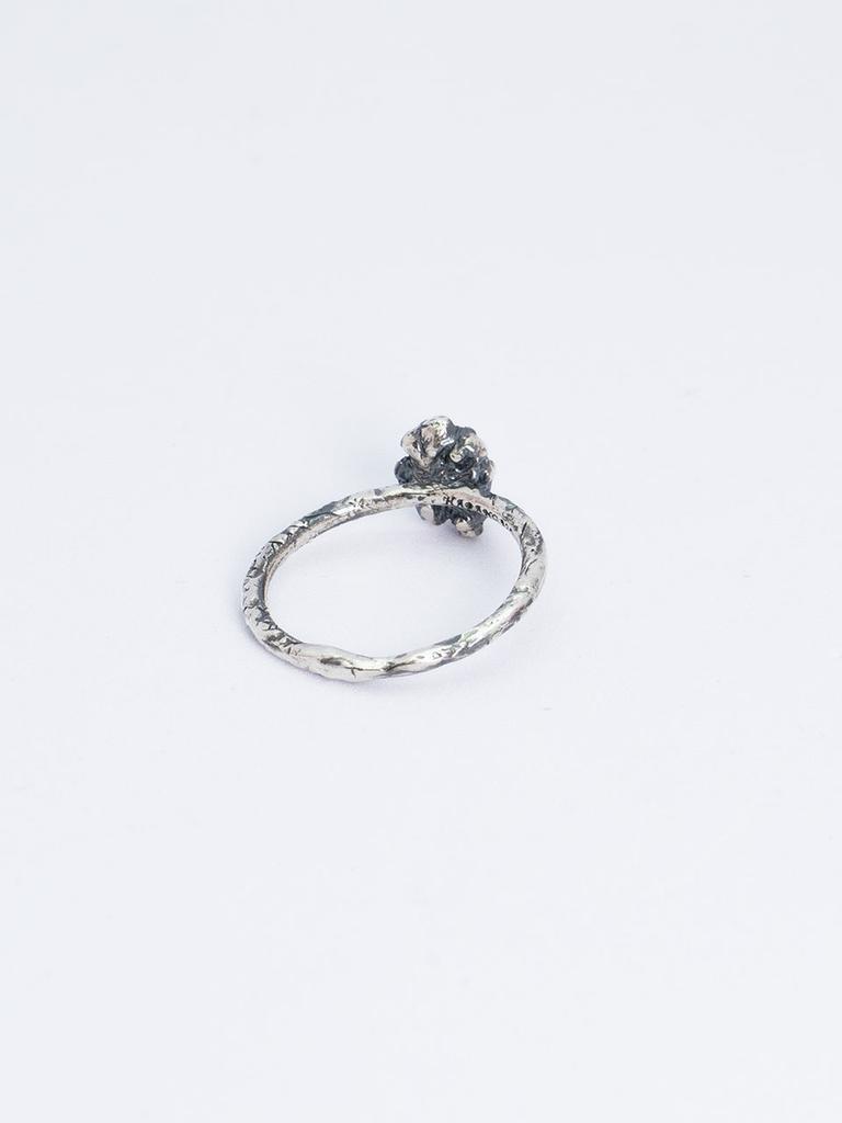 Harang Hr 122R_Antique Gemstone Ring (Milky Aquamarine)