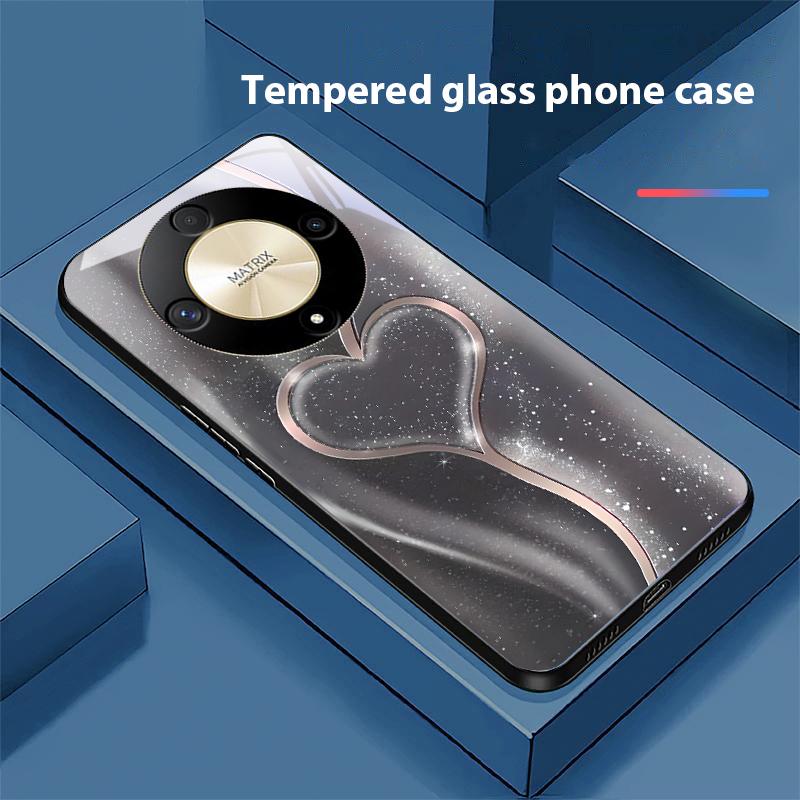 

Gradual Love Big For Honor Magic 6 50 70 90 Lite X7b 200 Pro Nova 10 Nova 5T X6 P30 Pura 70 Ultra Tempered Glass Phone Case For honor X6