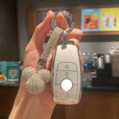 TPU Car Key Case Cover Shell Protector Fob For Mercedes Benz A C E S Class GLC CLA W213 W205 W206 W212 W176 W223 W204 W177 AMG
