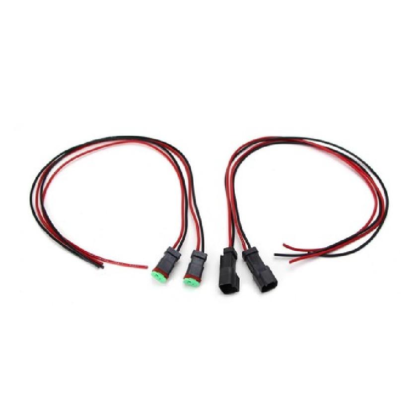 Heavy Duty 20" Deutsch DT DTP Male/Female Adapter Connectors Pigtails For Lights