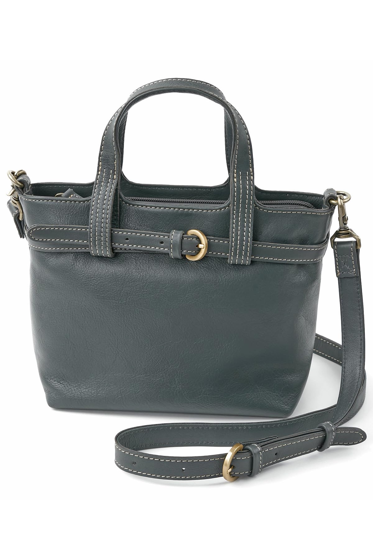 

Dakota DA-1034751-60 2-Way Genuine Leather Shoulder Bag, Navy