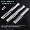 4/6mm Shank 2 Flute End Mill Tungsten Carbide CNC Router Bit Straight Slot Milling Cutter