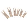 100pcs Wooden Pegs Clothes Pins Clips 25*3mm