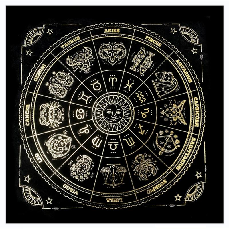 Pendulum Dowsing Divination Table Cloth Astrology Board Game Card Oracles Pad