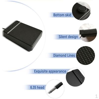 Schwarz 6 Elektronische Klavier Fuß Controller Schalter Dämpfer Pedal